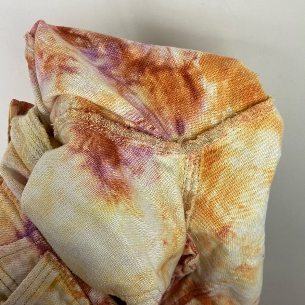 NWT Free People Tie‎ Dye Bermuda Shorts She's A Legend Size 2 New With Tags Boho - Picture 10 of 14